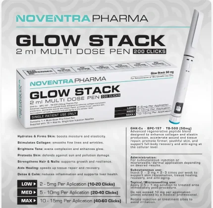 GHK-Cu/BPC-157/TB-500 Hybird Pen - Glow Stack 50mg